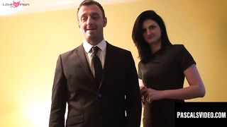 Passionate Hair-Pulling Action" - Older British Bombshell Facesitting & Handjob with Facial cumshot
