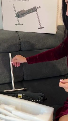 Key moment from &quot;EvaKeks cums hard with Climax Engine sex machine from BESTVIBE&quot;