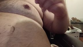 Shooting Strings of Cum in My Purple Panties!