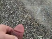 I had to pee bad! Pulled over and let it go on the side of the road.