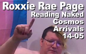 Roxxie Rae Page Reading Naked the Cosmos Arrivals 14-05