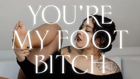 You are my foot bitch