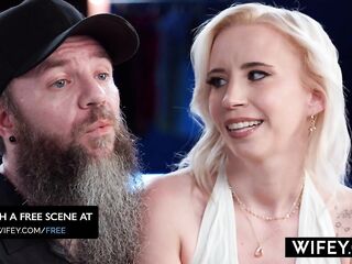 WIFEY Taut Blond Hotwife Norah Nova Gets Filled Up By Giant BBC In Front Of Hubby