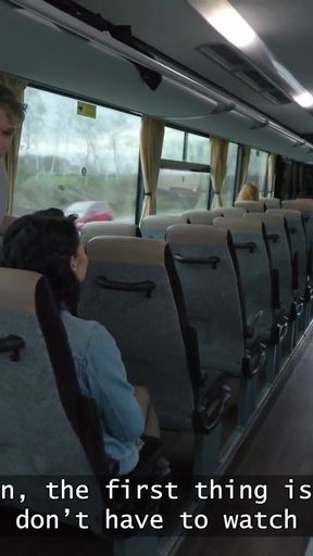 Stunning moment from &quot;VIP4K. Pretty big titted lady is fucking in the bus&quot;