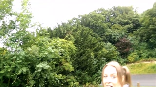 RISKY Roadside Public Fuck &amp; Cum Gargle