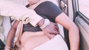 beautiful sraee call girl car sex telugu dirty talks.
