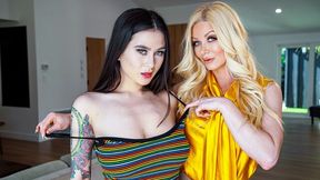 Pulchritudinous Serene and Jasmine's milf clip