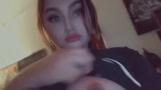 Gorgeous blue eyes Native American with pierced nipples