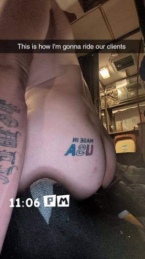 Stretching My Hole BBC Toy Like a Slut