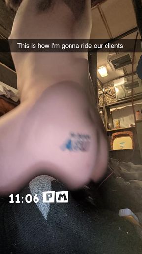 Stretching My Hole BBC Toy Like a Slut
