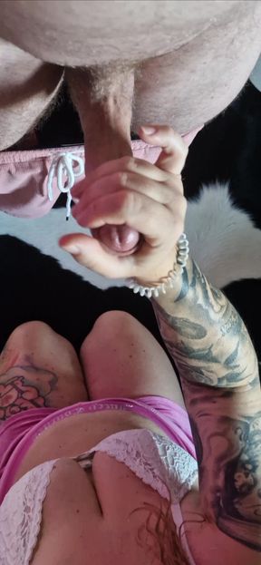 Beautiful amateur blondes blowjob