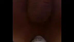 Huge Glass Dildo Tears Him Open – Raw Gay Anal Stretching Session