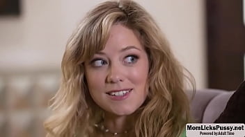 Hot stepmom teaches her teen stepdaughter how to masturbate