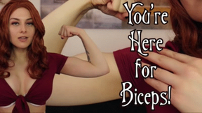 YOU&#039;RE HERE FOR BICEPS