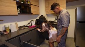 fontanero dilan clavijo hace trio con la hermosa camila henao en doble penetracion vaginal