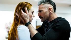 Guy seduces his stepsons redhead teen gf