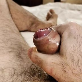 Precum handjob