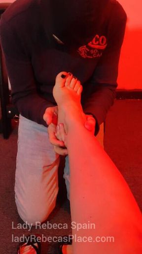 Taking care of my beautiful feet
