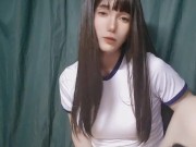 男の娘オナニ－Japanese crossdresser teasing