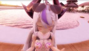 Hololive - Darkness La + Oily ThighJob (A XXX Parody)