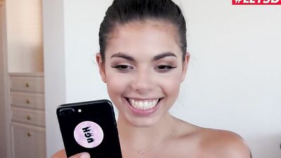 SCAMANGELS - GINA VALENTINA, MORGAN LEE AND MELISSA MOORE SURPRISE FOURSOME