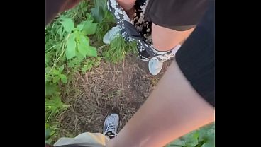 Amateur Boys in Sneakers Cruising in the Woods - Home made Video