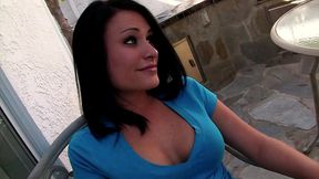 ashli ames performs blumpkin blowjob on ralph long