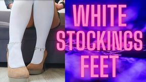 (88) WHITE STOCKINGS FEET