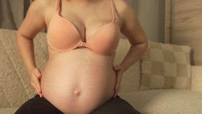 Pregnant Belly FULL of Gas I Cant Stop Farting