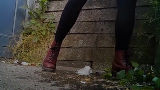 I hid on this side for a while to pee properly