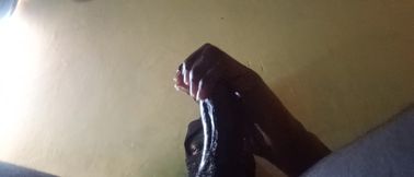 Stroking My Big Black Cock