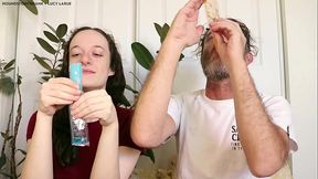Candid BTS Ice Pop Snack with Hank