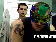 Young gays mutual masturbation and bareback anal abandon