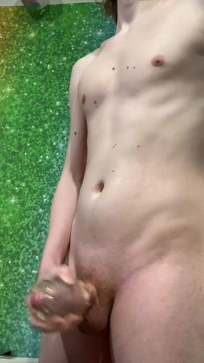 Redhead Twink Cums Hard After Edging