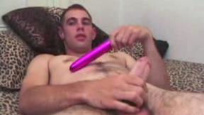 ”Nick Jacks Off With Sex Toys”