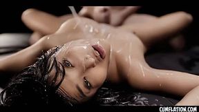 Sam Bourne Fills Emiri Momota's Mouth with Cum