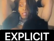 Explicit black Vintage Whore Masturbation trailer