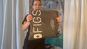 New Figs Surgical Scrubs Try-On