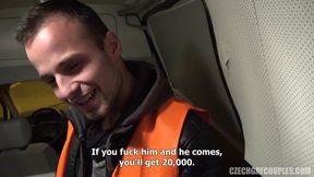 Czech Gay Couples 5 Parking Lot Punishment - Fresh Meat Wrecked in a Company Car