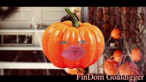 Halloween SUCKING Pampkin Asshole Transformation