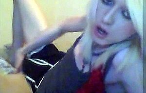 Skinny teen tranny webcam solo