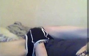 Skinny teen tranny webcam solo