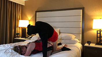Mickey Mouse Fucks Crossdresser with Big Ass