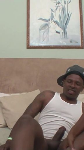 Jaw-dropping moment from "A fantastic threesome between two busty ebony chicks and a"