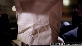 Brunette Babe Emily Willis Sucks and Gets Fucked by Two Dom Daddies in Lingerie