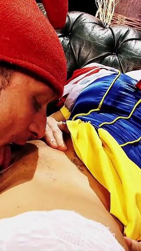 Valery Summer Takes It Deep From a Small Man in the Forest