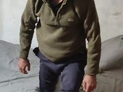 I was playing with the ball and spending my time