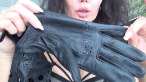 You can cum on my bra or on my leather gloves dd