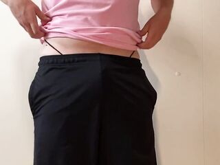 Large booty and large rod transsexual finds sports teachers pants and anal intercourses