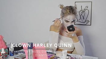 Harley Quinn Makeup Tutorial by Miss Daisy Diamond for Halloween